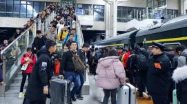 春運(yùn)第11天全國(guó)共發(fā)送旅客4314.7萬(wàn)人次 比去年同期增長(zhǎng)47.2%